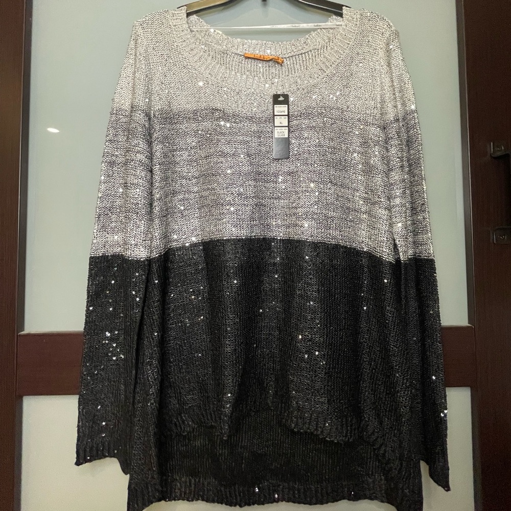 Belldini sequin sweatshirt